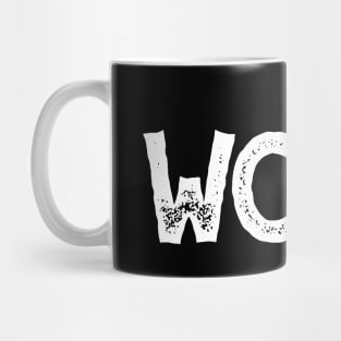 Word - Typographic Design. Mug